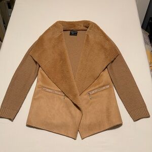 Cozy Tan Teddy Jacket for Women
